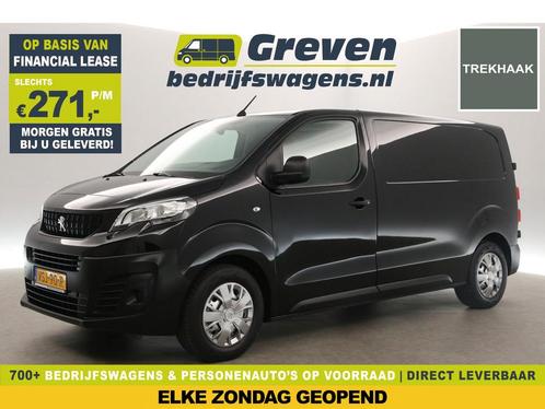 Peugeot Expert 1.5 BlueHDI L2H1 Airco Cruise Trekhaak €271pm, Auto's, Bestelauto's, Handgeschakeld, Diesel, Zwart, Peugeot, Verzenden