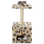 vidaXL Kattenkrabpaal met sisal krabpaal 55 cm pootafdrukken, Dieren en Toebehoren, Katten-accessoires, Verzenden, Nieuw