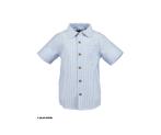Blue Seven - overhemd korte mouwen - gestreept wit/blauw, Nieuw, Jongen, Verzenden