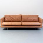 1x Montis Axel Bank 3,5-zits/218cm Buffaloleder - Cognac, Huis en Inrichting, Banken | Bankstellen, Ophalen, Overige maten, 75 tot 100 cm