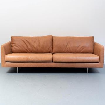 1x Montis Axel Bank 3,5-zits/218cm Buffaloleder - Cognac beschikbaar voor biedingen