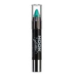 Moon Glitter Iridescent Body Crayons Green 3.2g, Hobby en Vrije tijd, Feestartikelen, Verzenden, Nieuw