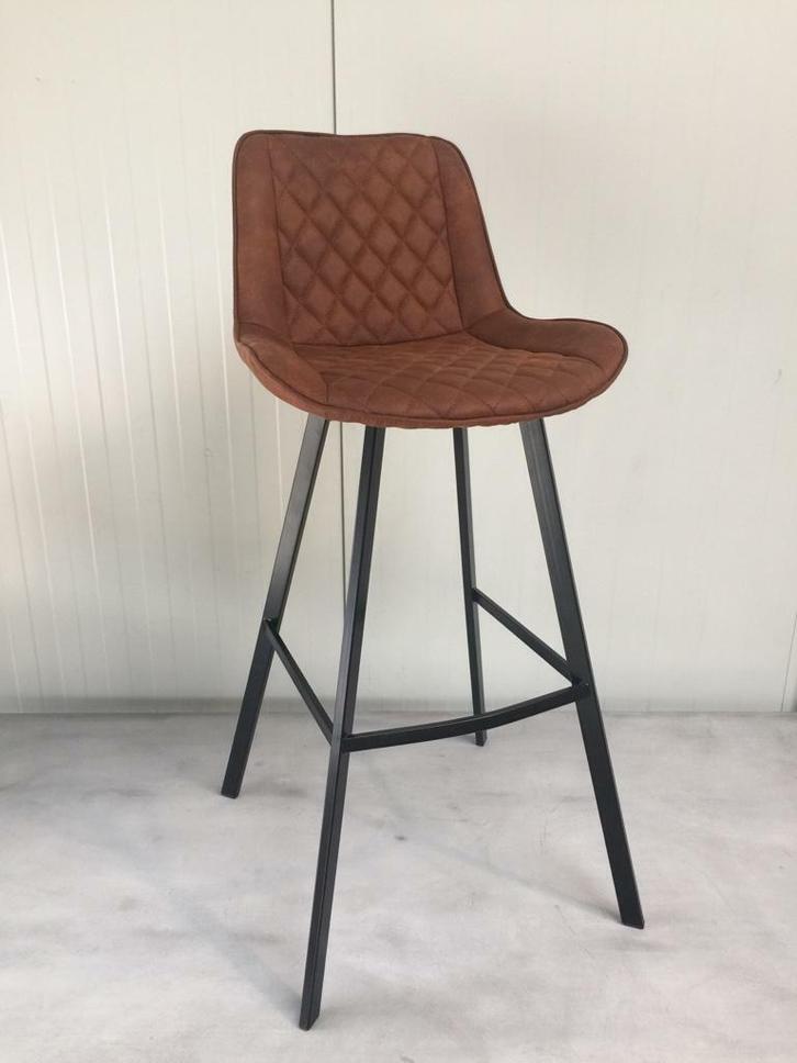 Comfortabele Industriële barkrukken, in z-h 80/70/65cm, Huis en Inrichting, Barkrukken, 90 cm of meer, 5 krukken of meer, Nieuw