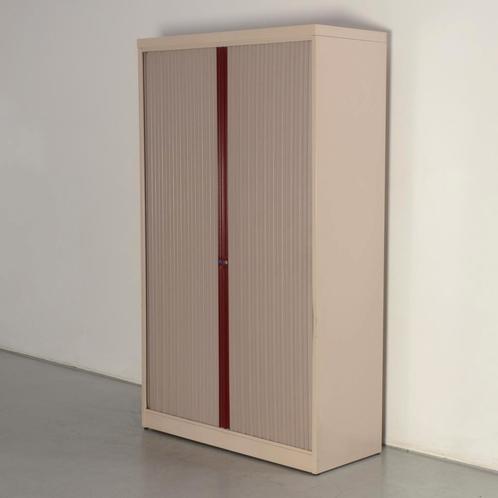 Mewaf roldeurkast, crème, 198x120 cm, incl. 4 legborden, Huis en Inrichting, Kasten | Roldeurkasten en Archiefkasten, Ophalen of Verzenden