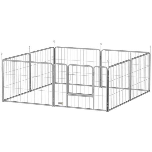 TRUUSK Puppyren 60 Cm Hoog, 8-Delig Hondenren Puppyren Met R, Dieren en Toebehoren, Honden-accessoires, Nieuw, Verzenden