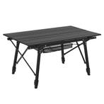 Opvouwbare Campingtafel Picco - Zwart - 90 x 52 x 68 cm, Caravans en Kamperen, Kampeermeubelen, Verzenden, Nieuw