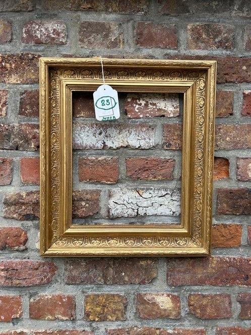 Lijst - 83. Antieke Goudkleurige Schilderijlijst.Voor, Antiek en Kunst, Antiek | Overige Antiek