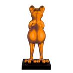 Polysculptuur kikker Kikker oranje metallic, Verzenden, Nieuw