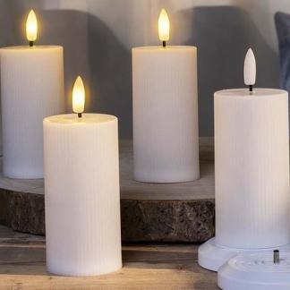 Led kaars | PerfectLED | 4 stuks (Timer, Oplaadbaar), Huis en Inrichting, Woonaccessoires | Kandelaars en Kaarsen, Nieuw, Verzenden