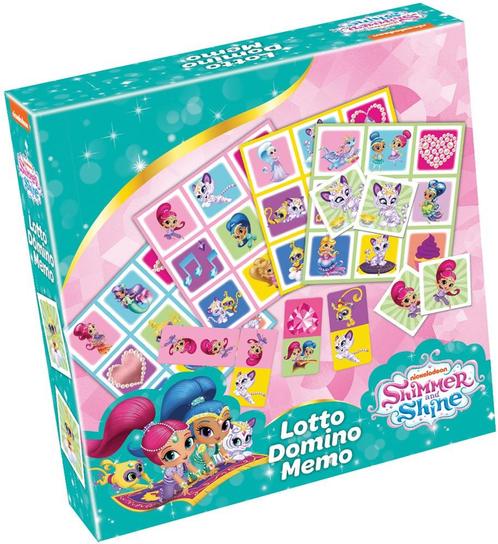 Shimmer & Shine - 3-in-1 Spel | Tactic - Kinderspellen, Hobby en Vrije tijd, Gezelschapsspellen | Bordspellen, Nieuw, Verzenden