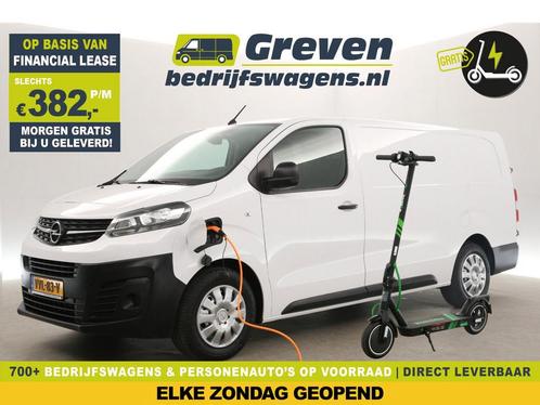 Opel e-Vivaro L3H1 Edition 75 kWh GRATIS E-Step! Cam €382pm, Auto's, Bestelauto's, Automaat, Elektrisch, Wit, Opel, Verzenden