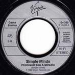 vinyl single 7 inch - Simple Minds - Promised You A Miracle, Zo goed als nieuw, Verzenden