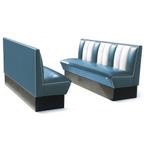 Classic Retro Diner Bank Bel Air HW180 Blauw, Ophalen, Gebruikt