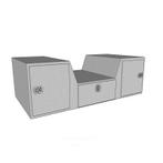 Westin/Brute V Shape Goose Neck 5th Wheel 57in Tailgate Box, Ophalen of Verzenden