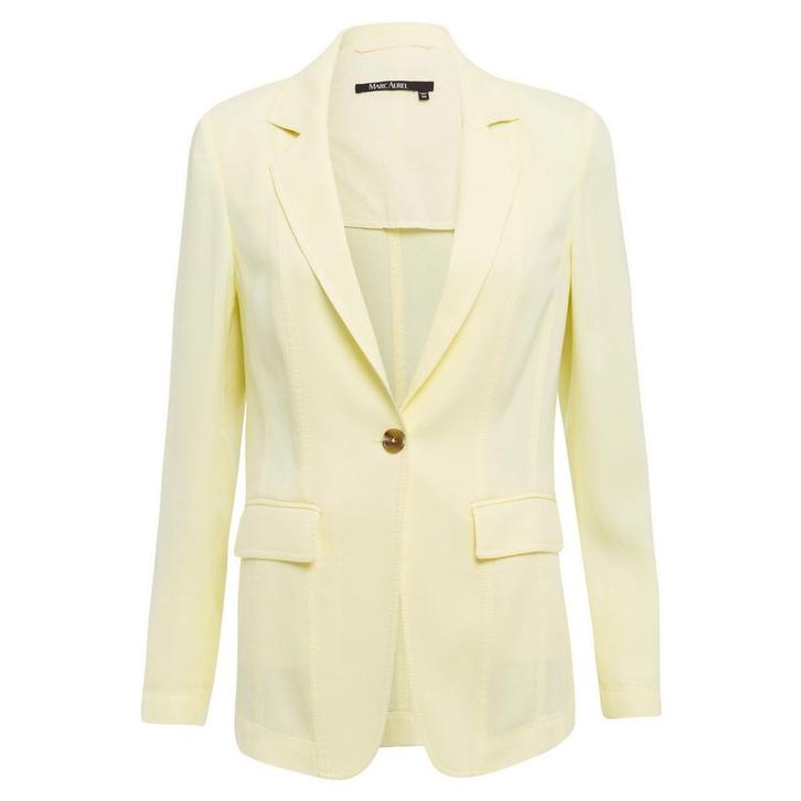 Marc Aurel • gele blazer met een knoop • 36, Kleding | Dames, Truien en Vesten, Geel, Nieuw, Maat 36 (S), Verzenden