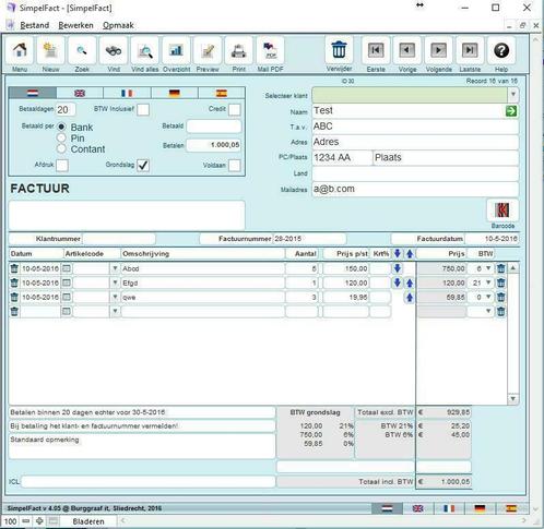 SimpelFact.com: Eenvoudig factureren voor uw bedrijf!, Computers en Software, Overige Computers en Software, Nieuw