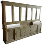 Buffetkast grijsbeige - wit Bastiaan 300cm, Ophalen of Verzenden, Nieuw