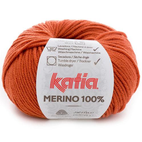 Katia Concept Merino 100% - 20 dieporanje - Wol Garen, Hobby en Vrije tijd, Breien en Haken, Ophalen of Verzenden
