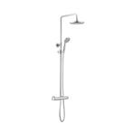Regendoucheset Opbouw Sapho Kimura Thermostaatkraan Ø 20 cm, Ophalen of Verzenden, Nieuw, Chroom, Kraan