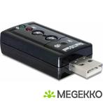 Delock 63926 Externe USB 2.0-geluidsadapter Virtueel 7.1 -, Computers en Software, Verzenden, Nieuw, DeLock