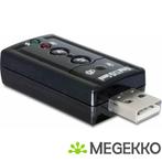 Delock 63926 Externe USB 2.0-geluidsadapter Virtueel 7.1 -, Computers en Software, Geluidskaarten, Verzenden, Nieuw, DeLock