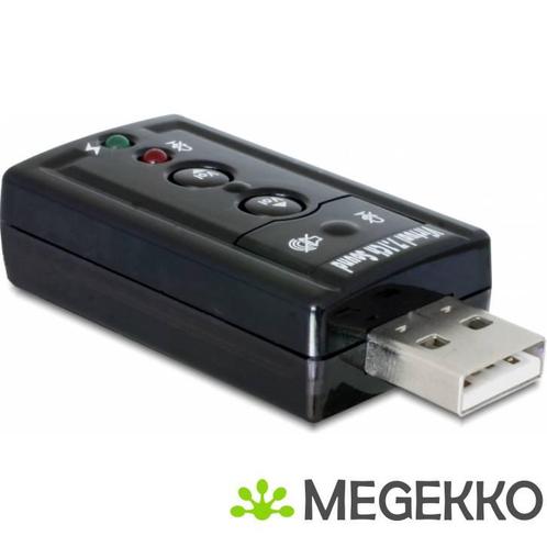 Delock 63926 Externe USB 2.0-geluidsadapter Virtueel 7.1 -, Computers en Software, Geluidskaarten, Nieuw, Verzenden