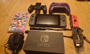 Nintendo - Switch - HAC-001(-01) - Videogameconsole + games beschikbaar voor biedingen