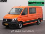 Volkswagen Crafter 102pk Dubbel Cabine L3H2 Airco Werkplaats, Gebruikt, Euro 6, Overige kleuren, Volkswagen