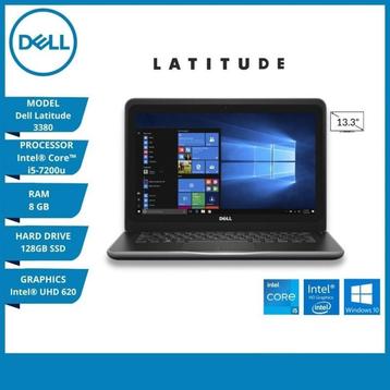 Dell Latitude 3380 Intel Core i5 7200U 8GB 128GB SSD W11 pro beschikbaar voor biedingen