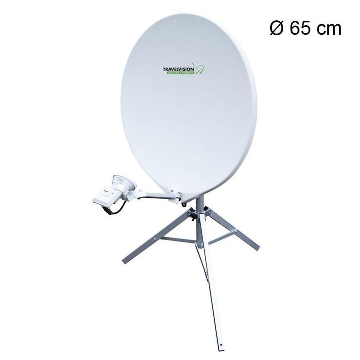 Travel Vision R7 Duo 65cm Volautomatisch Portable SatSystem, Caravans en Kamperen, Kampeeraccessoires, Nieuw, Ophalen of Verzenden
