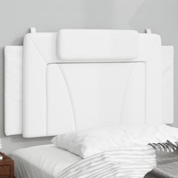 vidaXL Hoofdbordkussen Viana Wit 100 cm Kunstleer beschikbaar voor biedingen