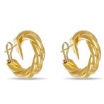 Oorbellen - 18 karaat Geel goud, Sieraden, Tassen en Uiterlijk, Oorbellen, Nieuw