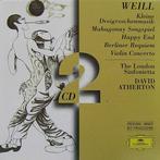 cd - Weill - Kleine Dreigroschenmusik / Mahagonny Songspi..., Zo goed als nieuw, Verzenden
