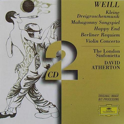 cd - Weill - Kleine Dreigroschenmusik / Mahagonny Songspi..., Cd's en Dvd's, Cd's | Overige Cd's, Zo goed als nieuw, Verzenden