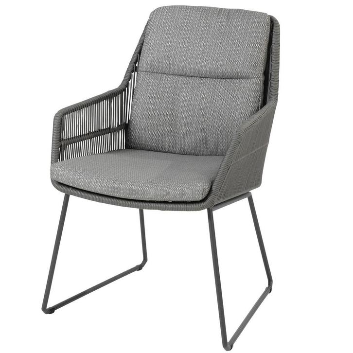 4 Seasons Outdoor Valencia dining stoel Platinum, Tuin en Terras, Tuinsets en Loungesets, Nieuw, Ophalen of Verzenden