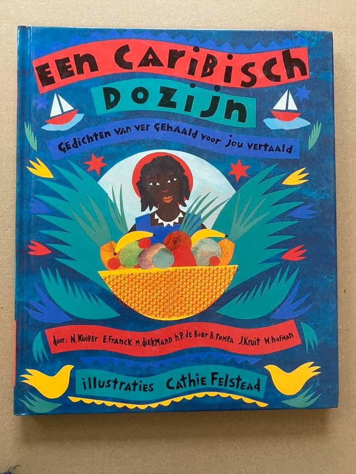 Caribische Kindergedichten - mooi geïllustreerd - zeldzaam, Boeken, Kinderboeken | Jeugd | onder 10 jaar, Zo goed als nieuw, Ophalen of Verzenden