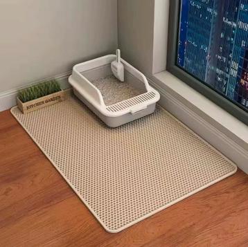 Kattenbakmat – Dubbellaags en Antislip – Verschillende maten beschikbaar voor biedingen