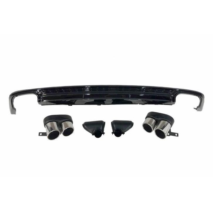 Diffuser Audi A6 C8 S-Line S6 Look Chroom, Auto-onderdelen, Overige Auto-onderdelen, Ophalen of Verzenden