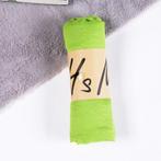 Luxe, Trendy Sjaal 135X55 cm Neon Groen - Scarf - Omslagdoek, Nieuw, Verzenden