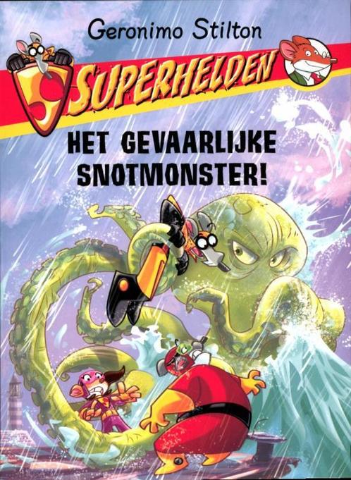 Het gevaarlijke snotmonster! / Superhelden / 5 9789085921653, Boeken, Kinderboeken | Jeugd | onder 10 jaar, Gelezen, Verzenden