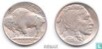 Verenigde Staten 5 cents 1913 (Buffalo - type 2 - D), Postzegels en Munten, Munten | Amerika, Verzenden, Losse munt