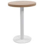 Bistrotafel 60cm lichtbruin | Tweedekansje | Sfeervol, Huis en Inrichting, Tafels | Salontafels, Ophalen of Verzenden, Nieuw