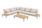 Suns Vita loungeset (links) - Zand/Teak, Verzenden, Nieuw, Hout, Loungeset