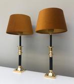 Tafellamp (2) - Messing, Staal - Set Luxe Tafellampen, Huis en Inrichting, Nieuw