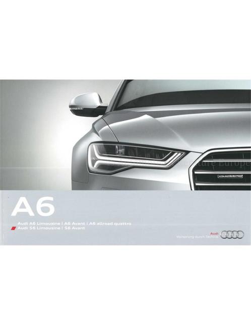 2015 AUDI A6/S6 BROCHURE DUITS, Boeken, Auto's | Folders en Tijdschriften, Audi