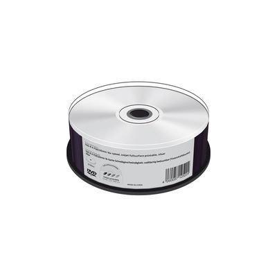 MediaRange DVD-R 4.7 GB Inkjet 3D Printable 25 stuks, Computers en Software, Beschrijfbare discs, Verzenden