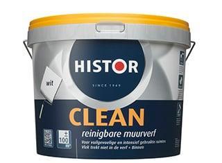 Histor Clean Reinigbare Muurverf - Klei - 1 liter, Doe-het-zelf en Verbouw, Verf, Beits en Lak, Verf, Overige kleuren, Nieuw, Minder dan 5 liter
