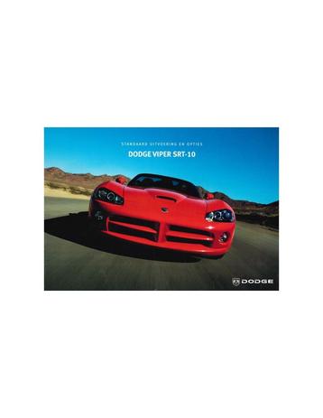 2005 DODGE VIPER SRT-10 BROCHURE NEDERLANDS beschikbaar voor biedingen