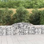 vidaXL Schanskorven 17 st gewelfd 300x30x60/80 cm, Tuin en Terras, 100 cm of meer, Verzenden, Nieuw, Metaal