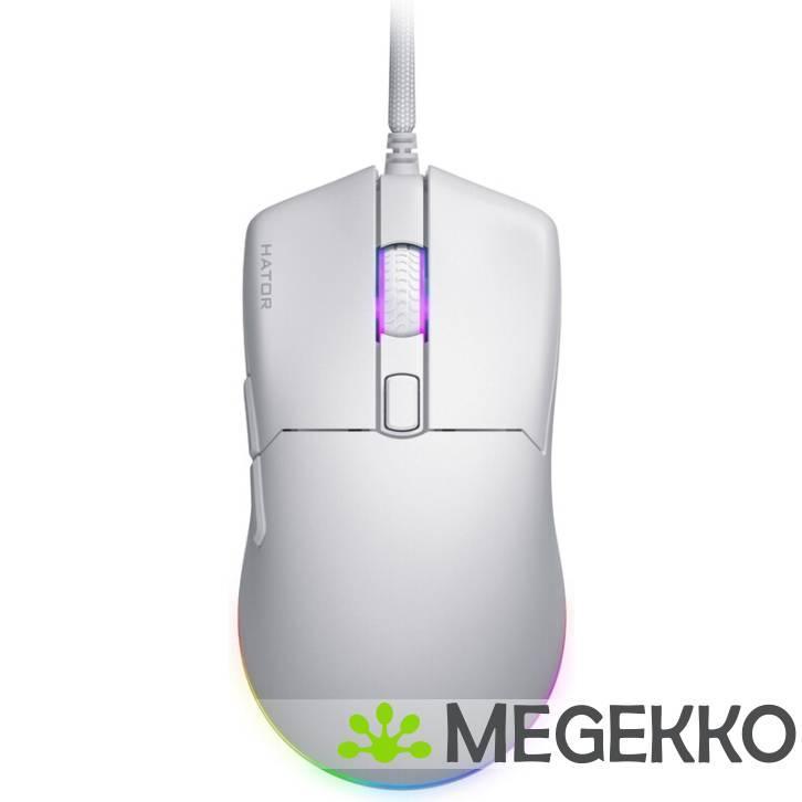 HATOR Pulsar 3 Wit Gaming Muis, Computers en Software, Muizen, Nieuw, Verzenden